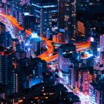 Night view of Tokyo, Japan