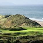 Views over Royal Portush to the North Atlantic Ocean